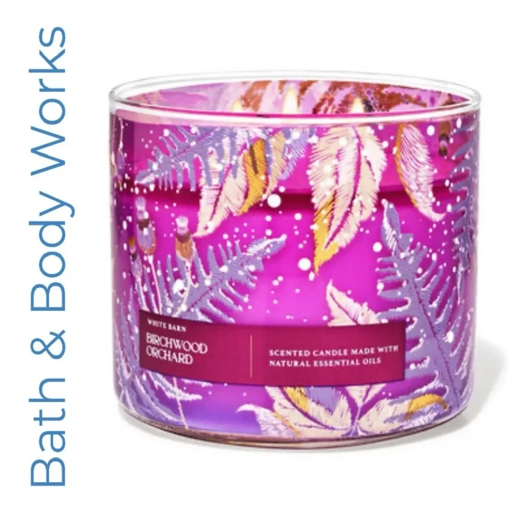 Bath & Body Works Birchwood Orchard 3 Wick Candle